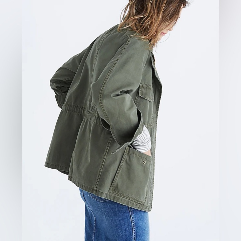Madewell olive surplus jacket - Picture 4 of 9